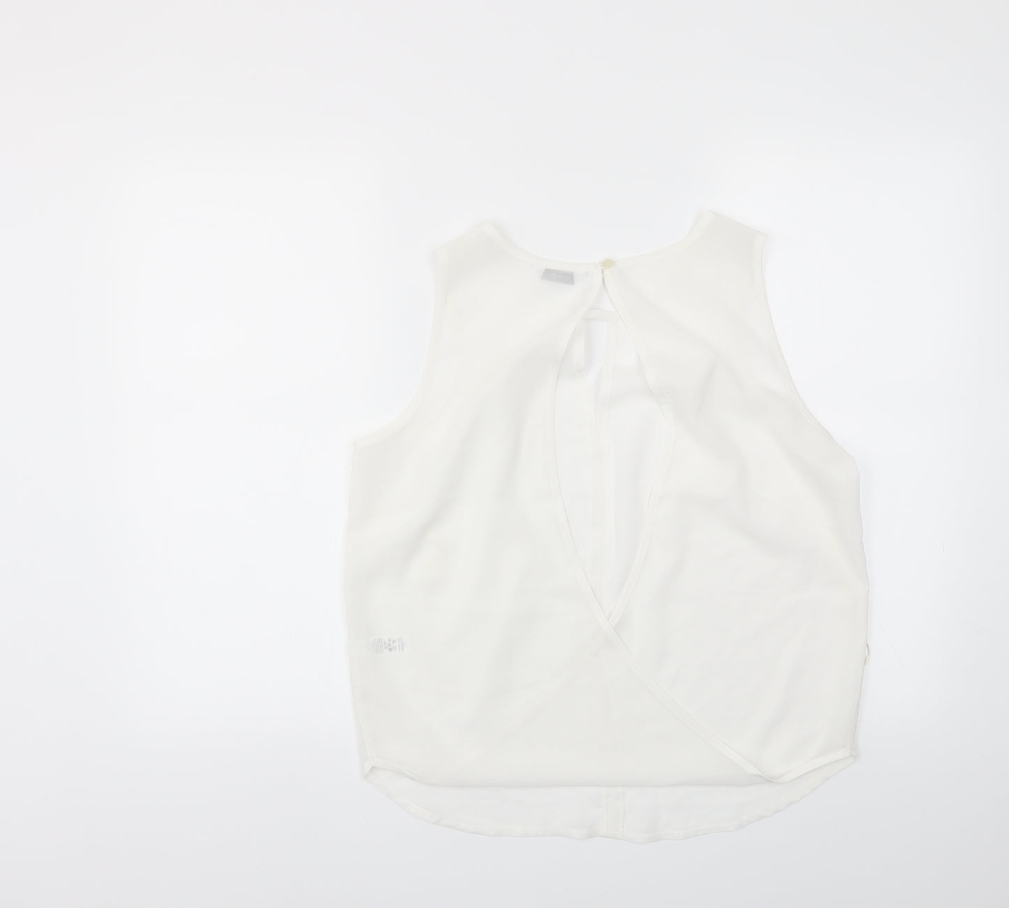 George Womens White   Basic Blouse Size 10