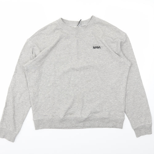 H&M  Womens Grey   Pullover Jumper Size M