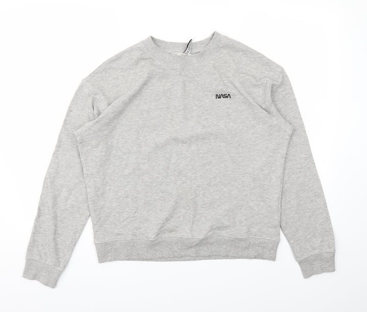 H&M  Womens Grey   Pullover Jumper Size M