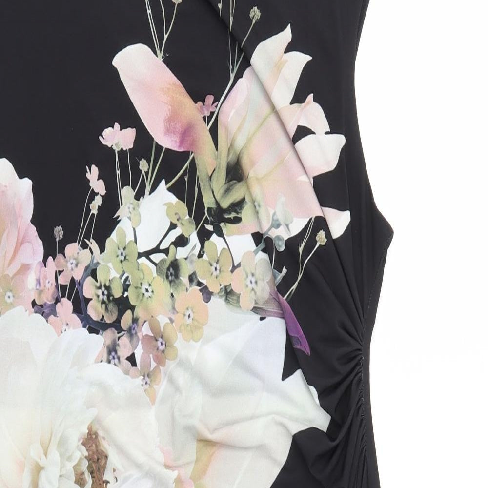 Wallis Womens Multicoloured Floral  Fit & Flare  Size 14