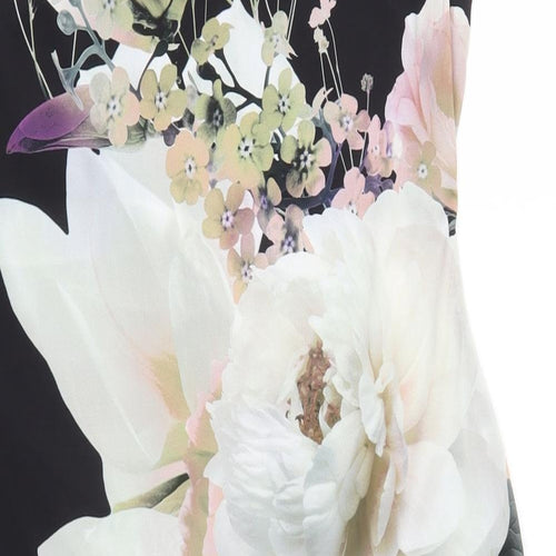 Wallis Womens Multicoloured Floral  Fit & Flare  Size 14