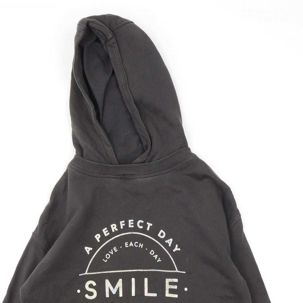 NEXT Girls Grey   Pullover Hoodie Size 11 Years