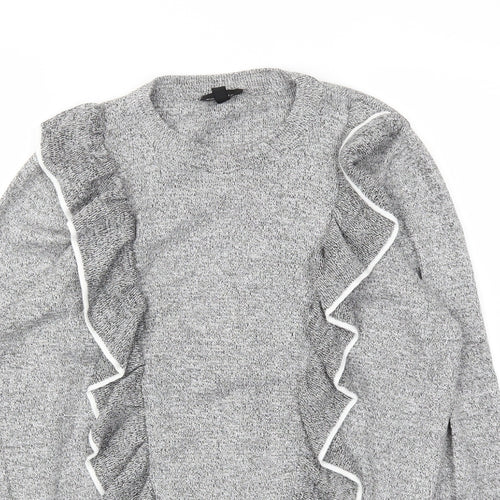 Topshop Womens Grey   Pullover Jumper Size 12