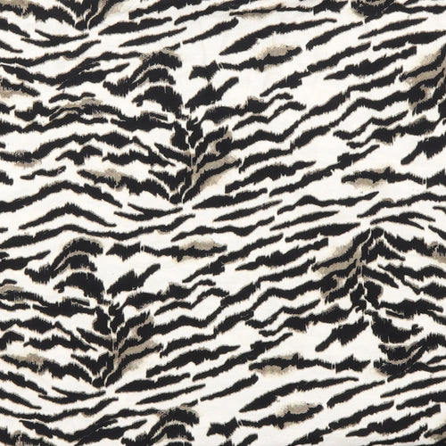Topshop Womens Brown Animal Print  Basic T-Shirt Size S