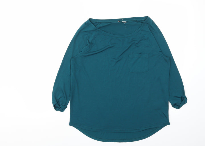 Preworn Womens Green Basic T-Shirt Size M