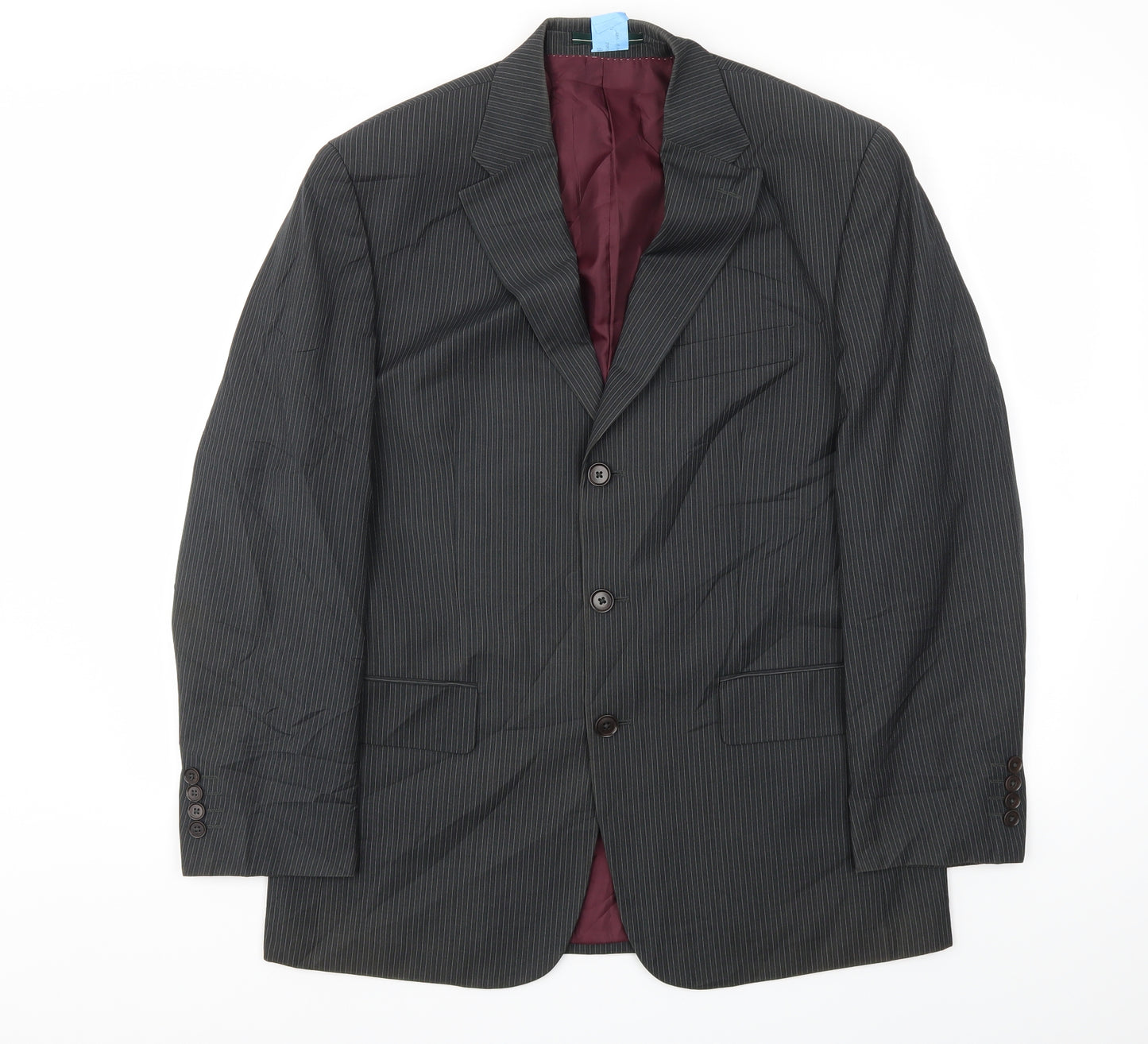 Green Woods  Mens Black   Jacket Blazer Size 40