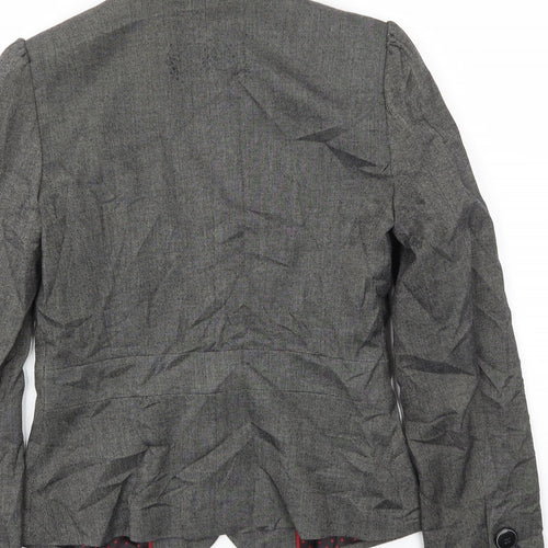 M&S Womens Grey   Jacket Blazer Size 10