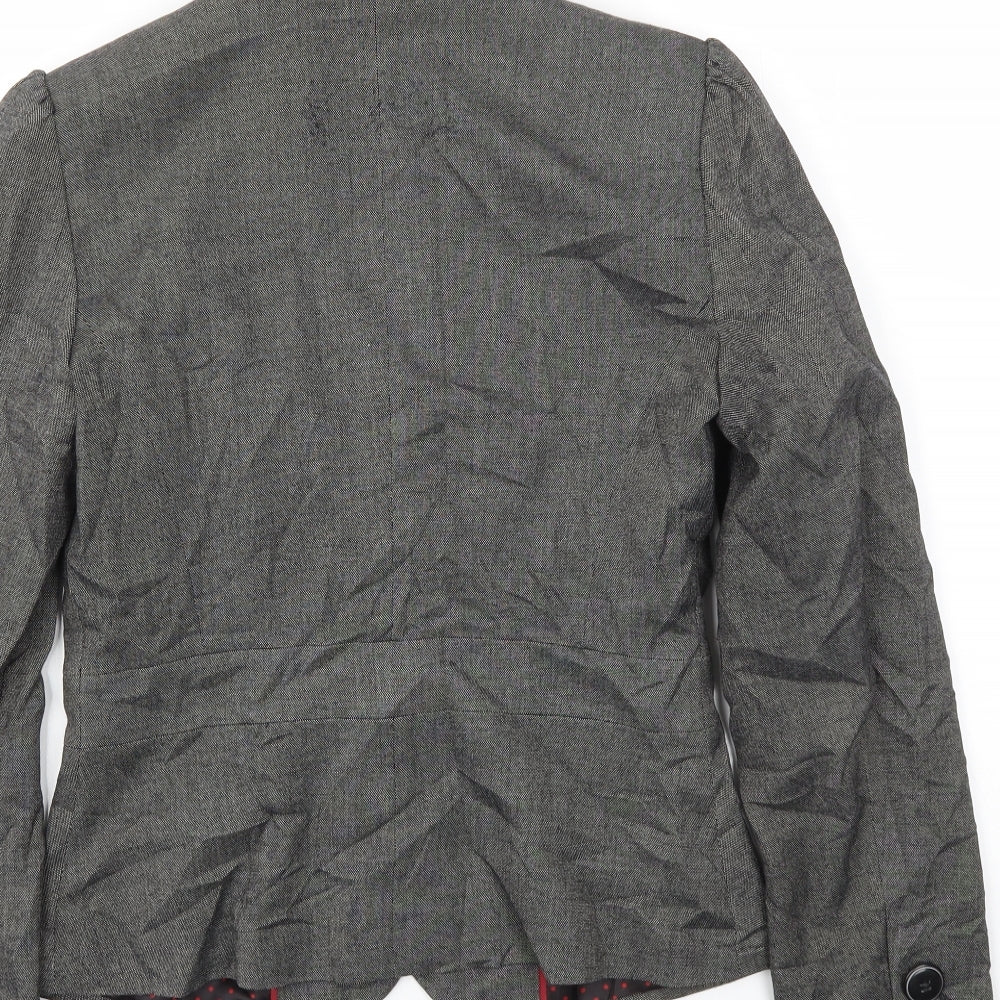 M&S Womens Grey   Jacket Blazer Size 10