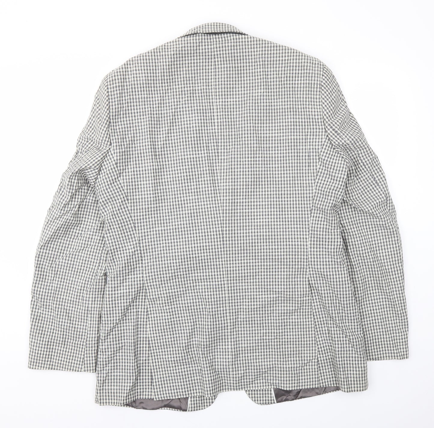 Jeff Banks Mens Green Check  Jacket Blazer Size 40