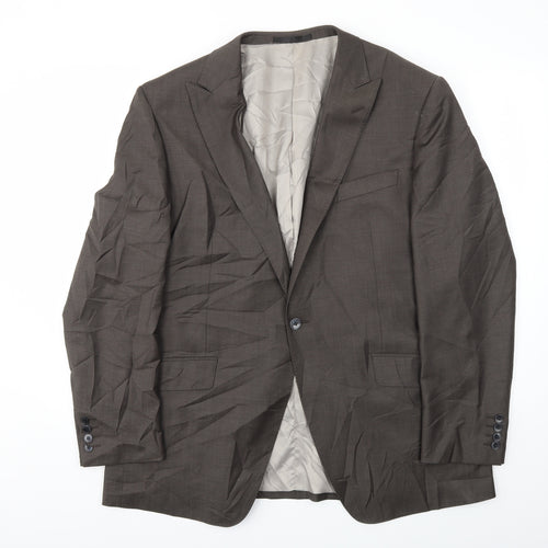 M&S Mens Brown   Jacket Blazer Size 44