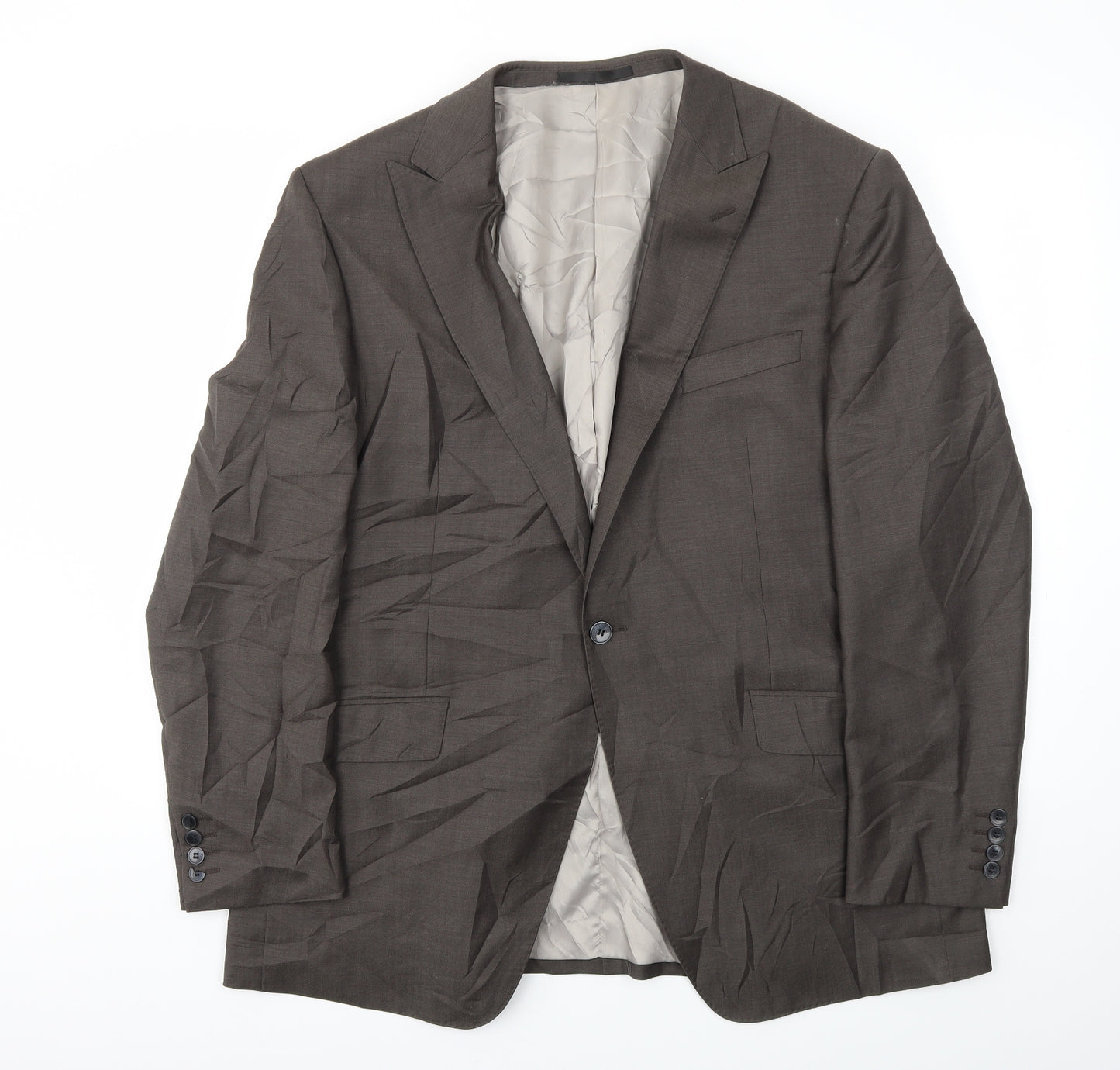 M&S Mens Brown   Jacket Blazer Size 44