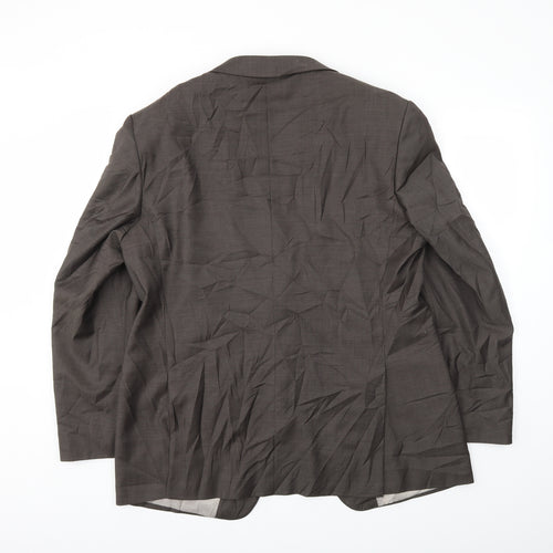 M&S Mens Brown   Jacket Blazer Size 44