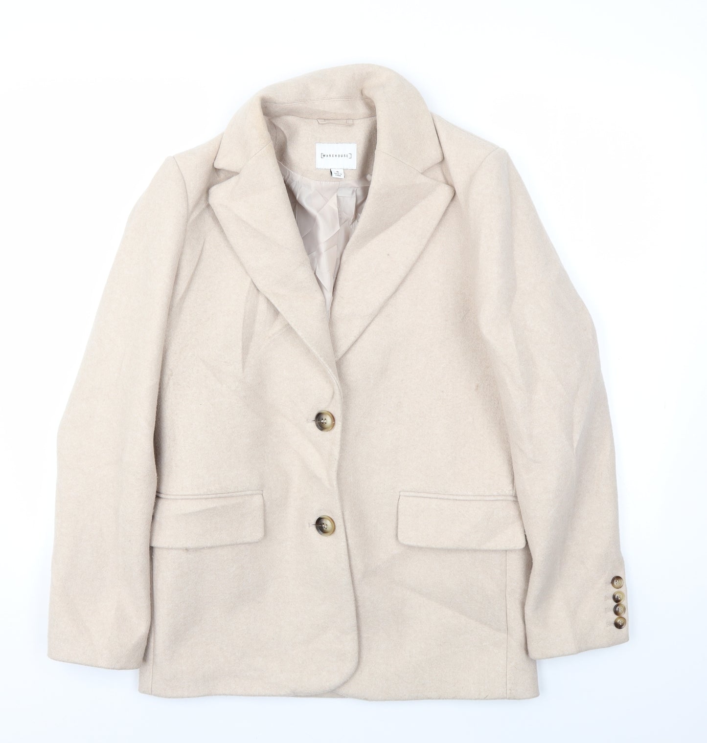 Wearhouse Womens Ivory   Jacket Coat Size 8