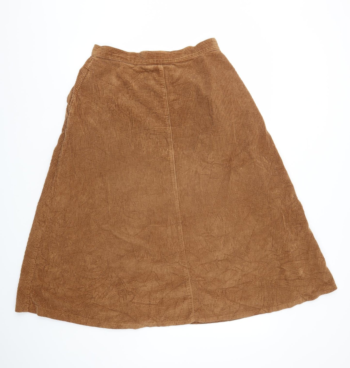 DESIGNS Womens Brown   Flare Skirt Size 14