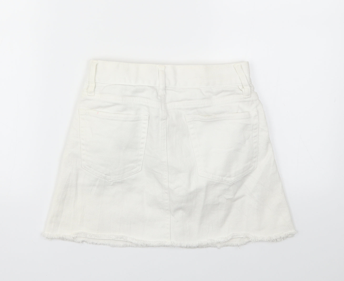 MELVILE Womens White   Flare Skirt Size 4