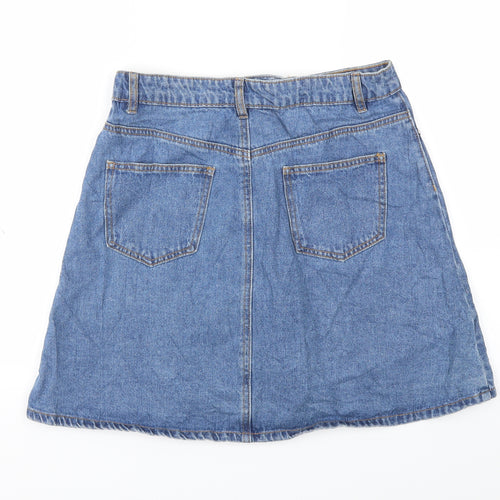 Noisy may Womens Blue   A-Line Skirt Size XS