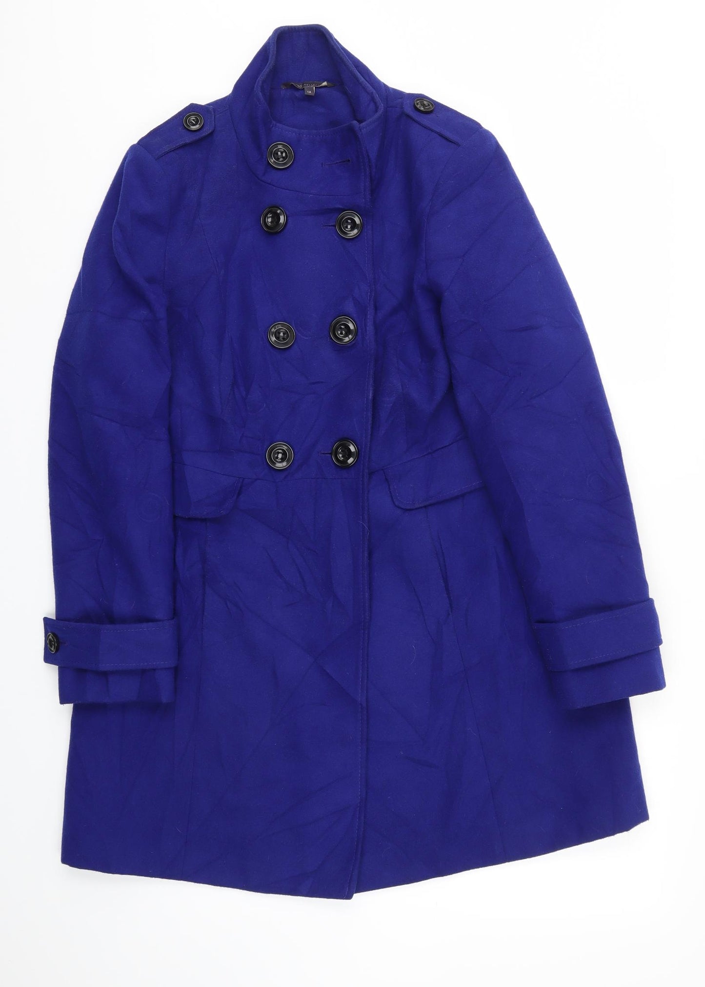 M&S Womens Blue   Jacket Coat Size 14
