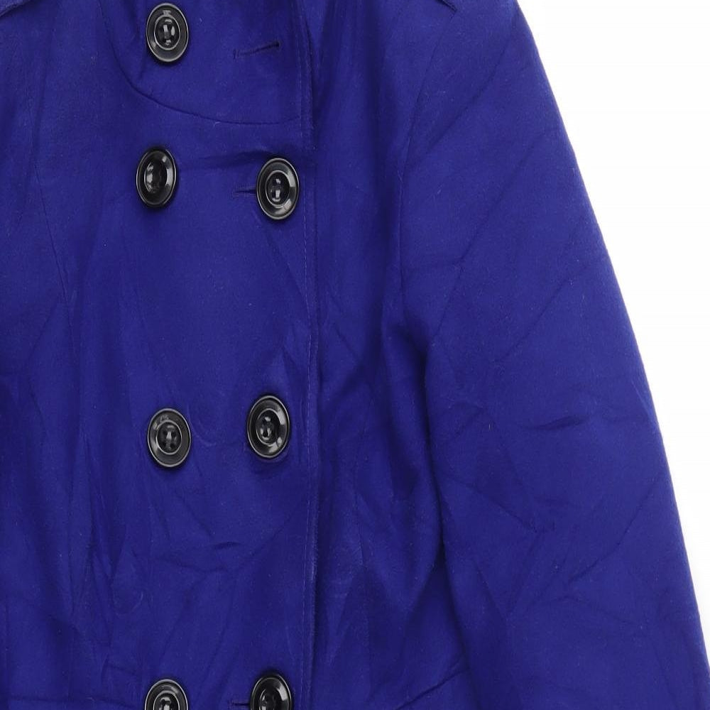M&S Womens Blue   Jacket Coat Size 14