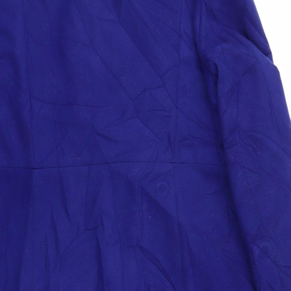 M&S Womens Blue   Jacket Coat Size 14
