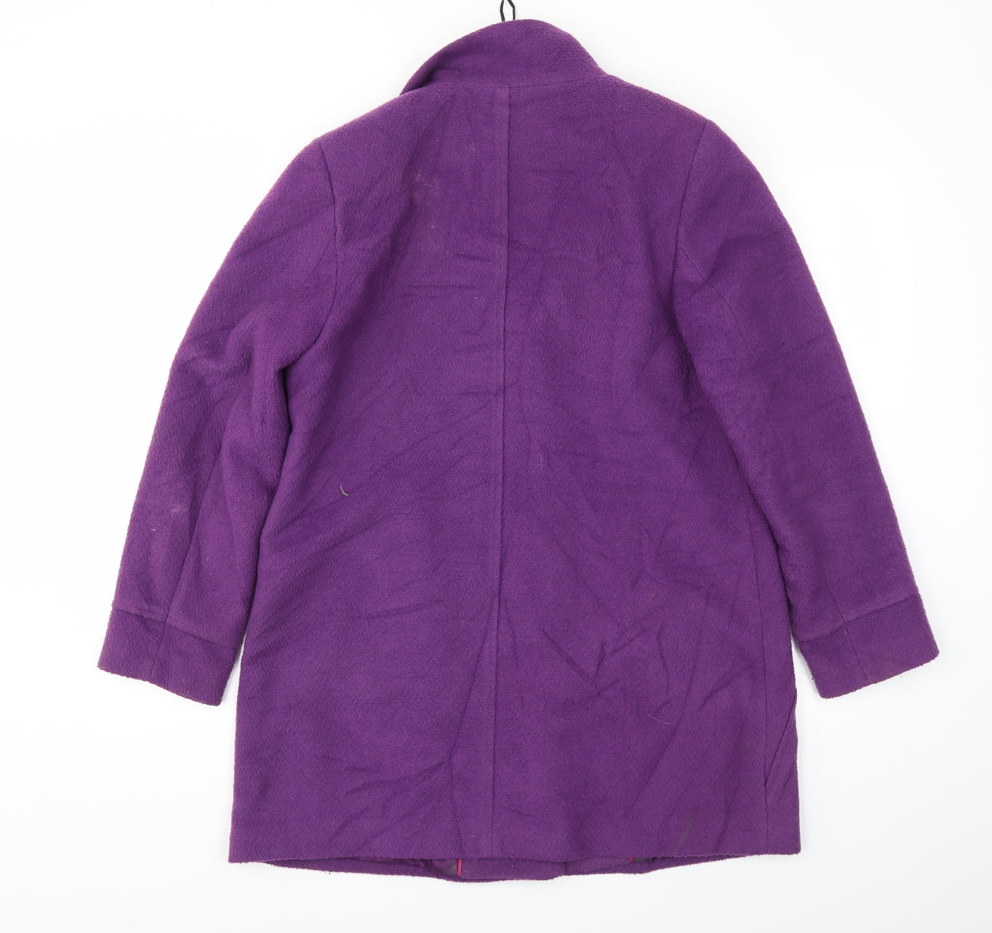 M&S Womens Purple   Jacket Coat Size 12
