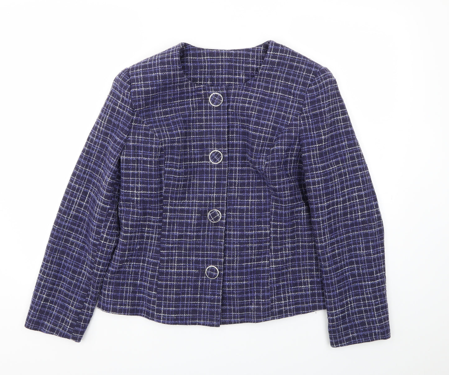EWM Womens Blue   Jacket Blazer Size 14