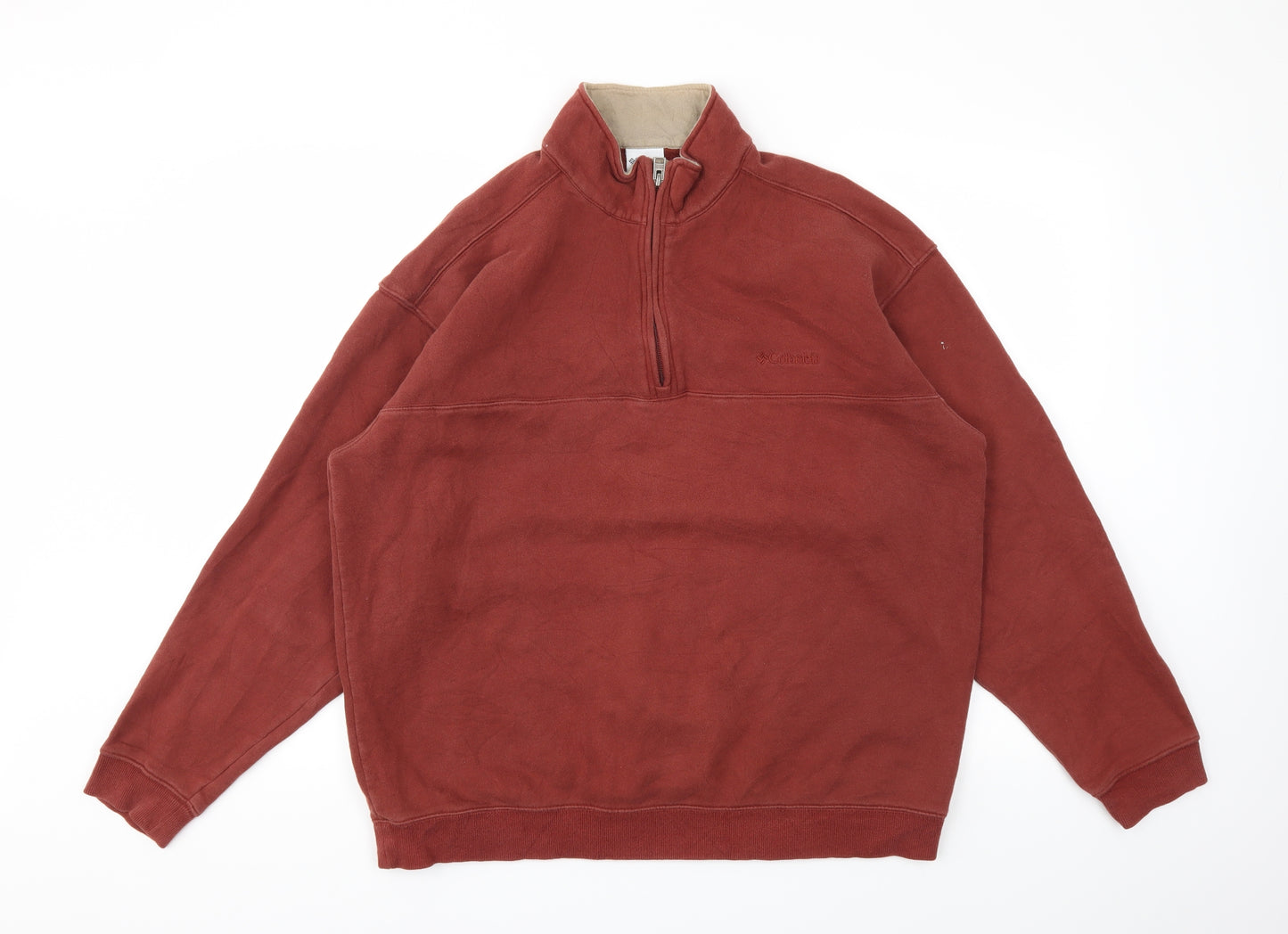 Columbia Mens Brown   Pullover Sweatshirt Size L