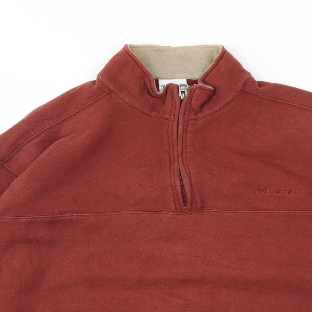 Columbia Mens Brown   Pullover Sweatshirt Size L