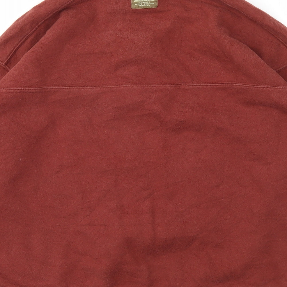 Columbia Mens Brown   Pullover Sweatshirt Size L