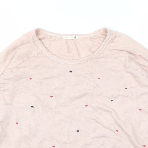 SUNDAY Womens Pink   Pullover Jumper Size M