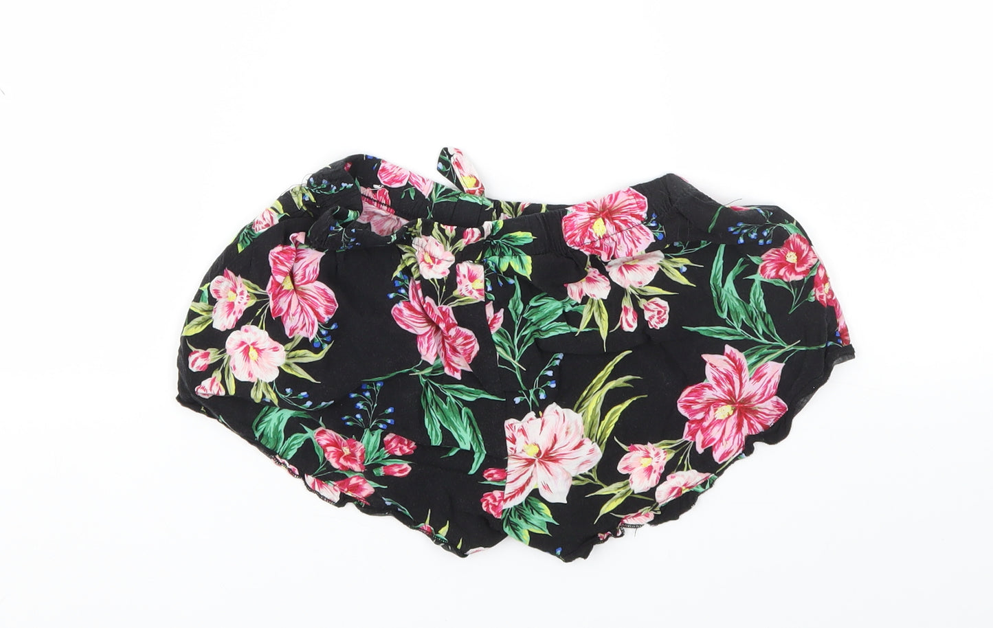 Primark Womens Multicoloured Fair Isle  Cut-Off Shorts Size 4 - Stretch waistband