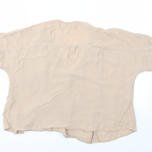 ASOS Womens Beige   Basic Blouse Size 14