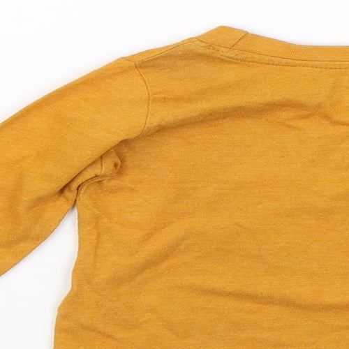 Primark Baby Yellow   Basic T-Shirt Size 9-12 Months