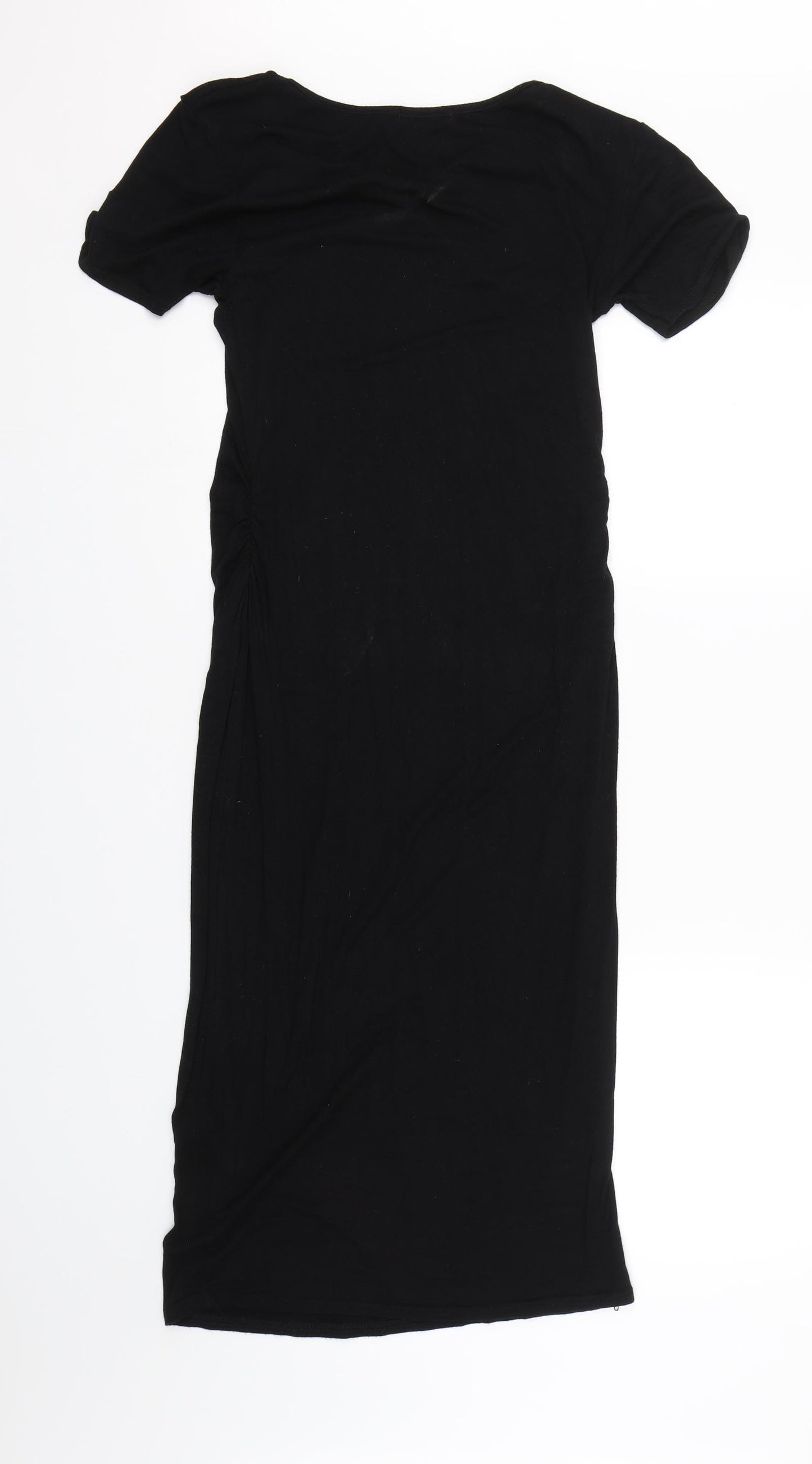 Boohoo Womens Black   Wrap Dress  Size 10