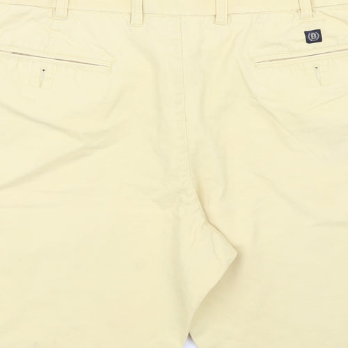 M&S Mens Yellow   Chino Shorts Size XL