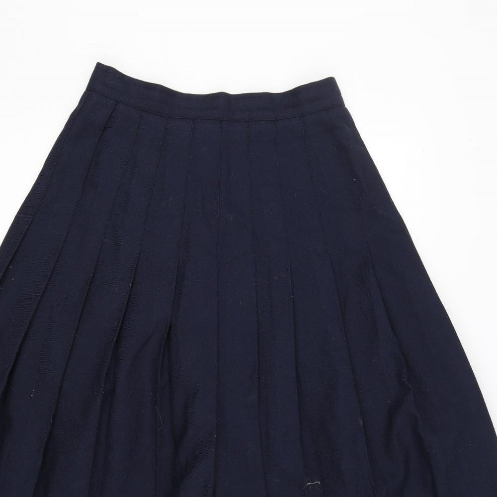 Stamford Endowed School Girls Blue   Pleated Skirt Size 12 Years - School unifrom