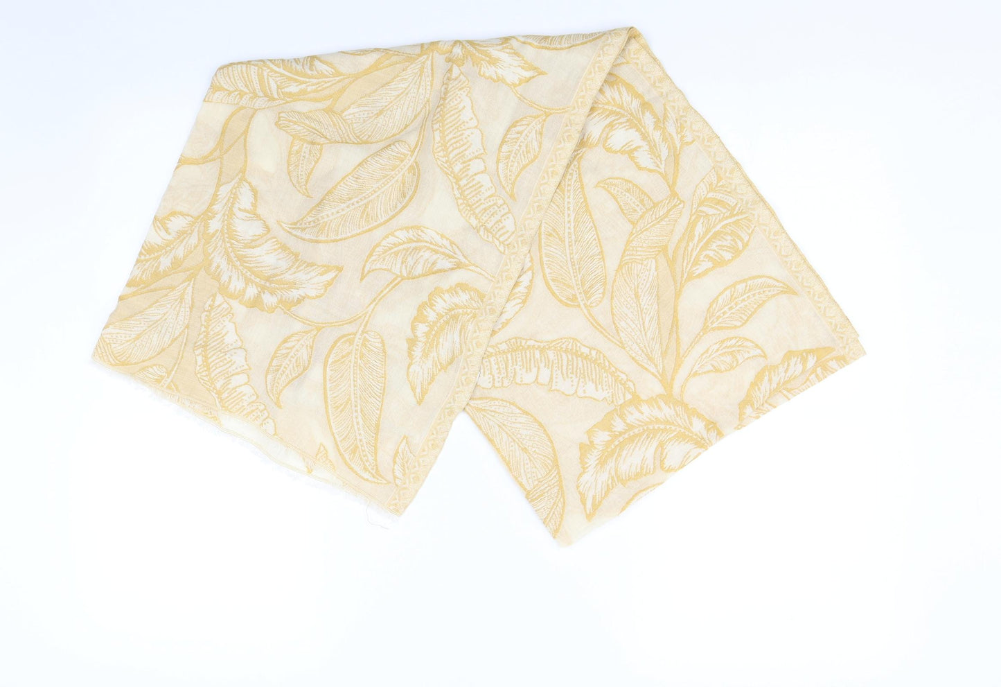 Accesorize Londom Womens Yellow Floral   Scarf