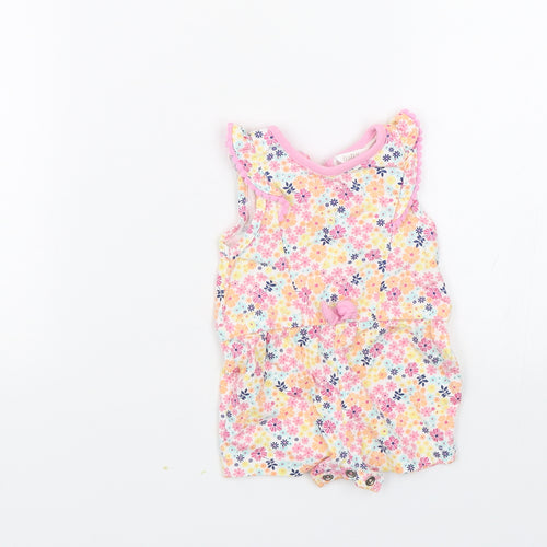 M&Co  Multicoloured Floral  Jumpsuit Outfit/Set Size 0-3 Months