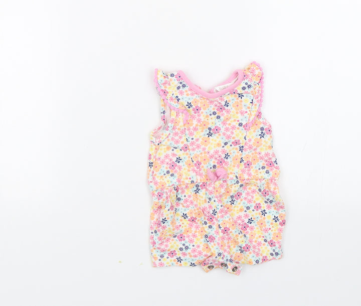 M&Co  Multicoloured Floral  Jumpsuit Outfit/Set Size 0-3 Months