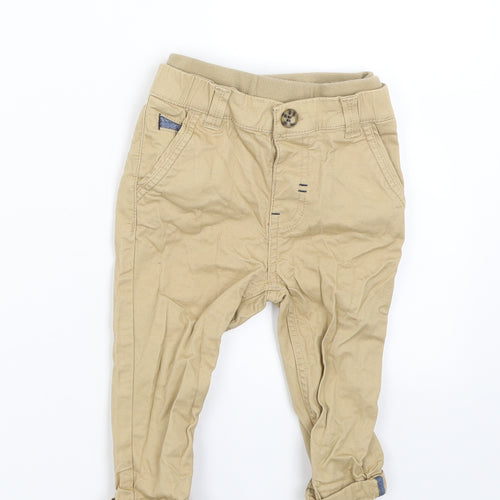 Mothercare Boys Brown   Capri Trousers Size 12-18 Months