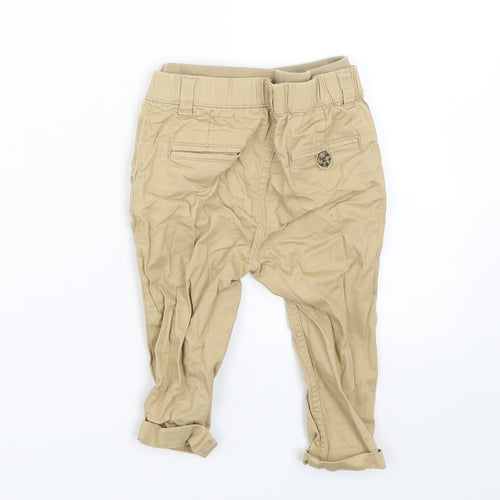 Mothercare Boys Brown   Capri Trousers Size 12-18 Months
