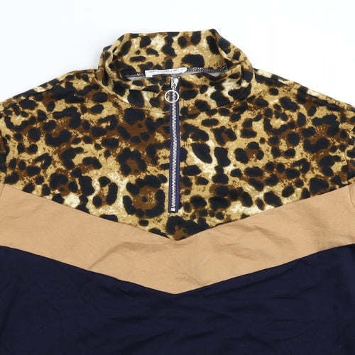 Sheshow Womens Multicoloured Animal Print  Jacket  Size M