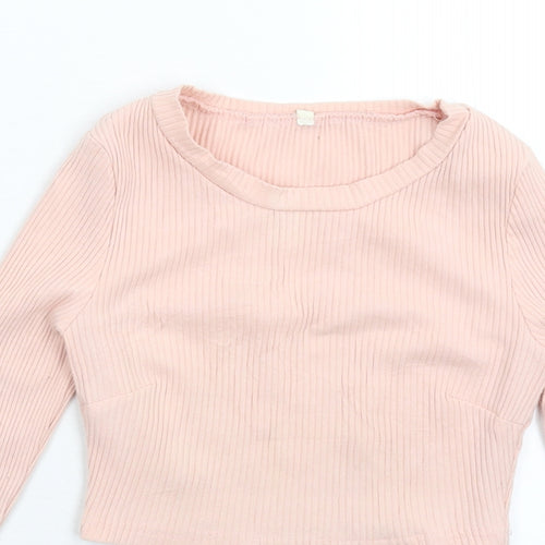 Preworn Womens Pink   Pullover Jumper Size S