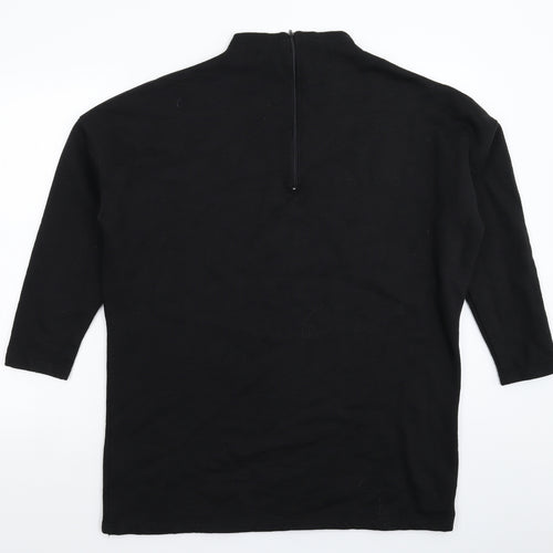 Missguided Womens Black   Pullover Sweatshirt Size 10  - Oversized