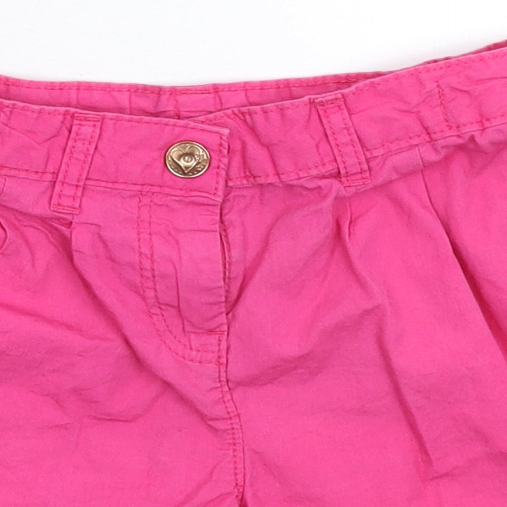 George Girls Pink   Chino Shorts Size 5-6 Years