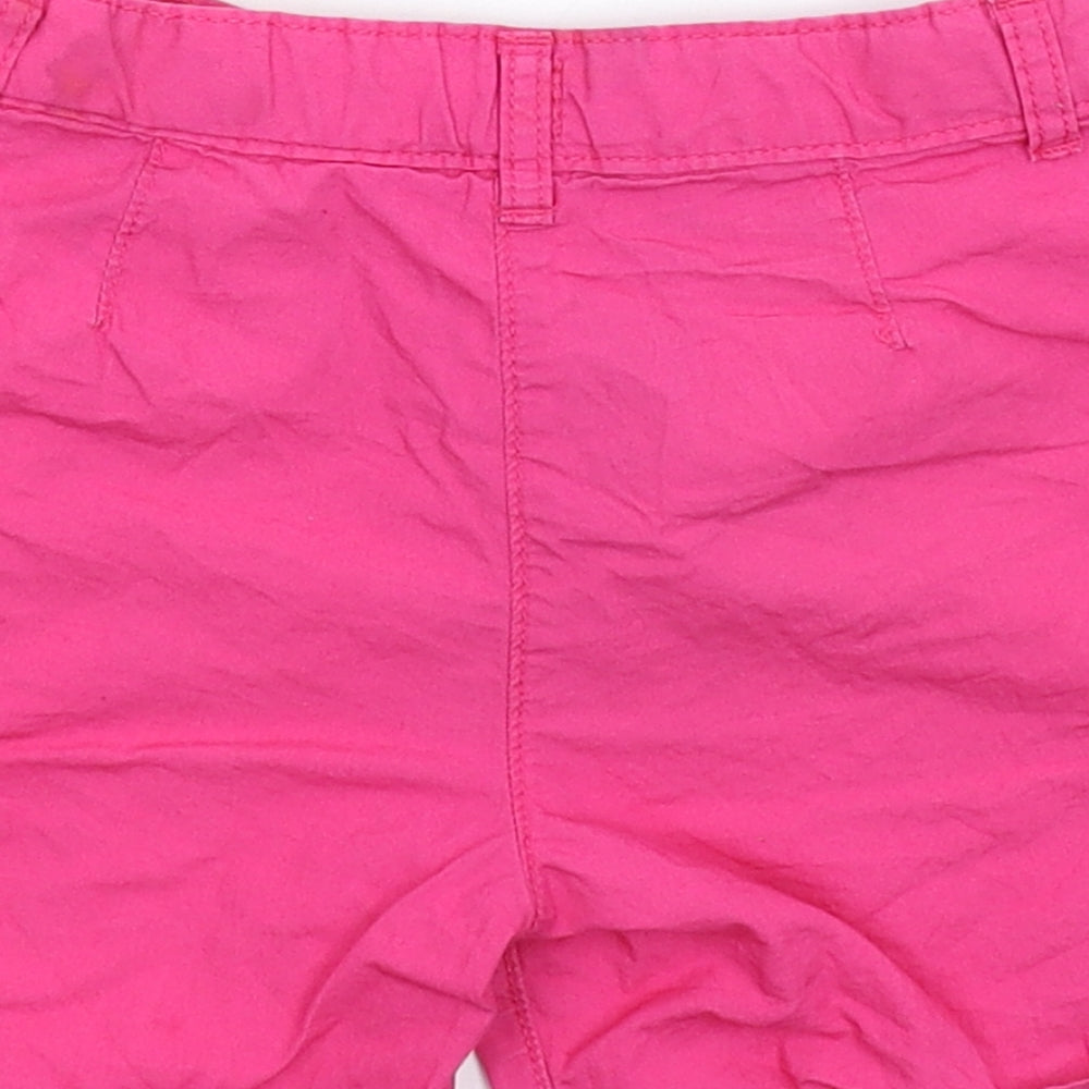 George Girls Pink   Chino Shorts Size 5-6 Years