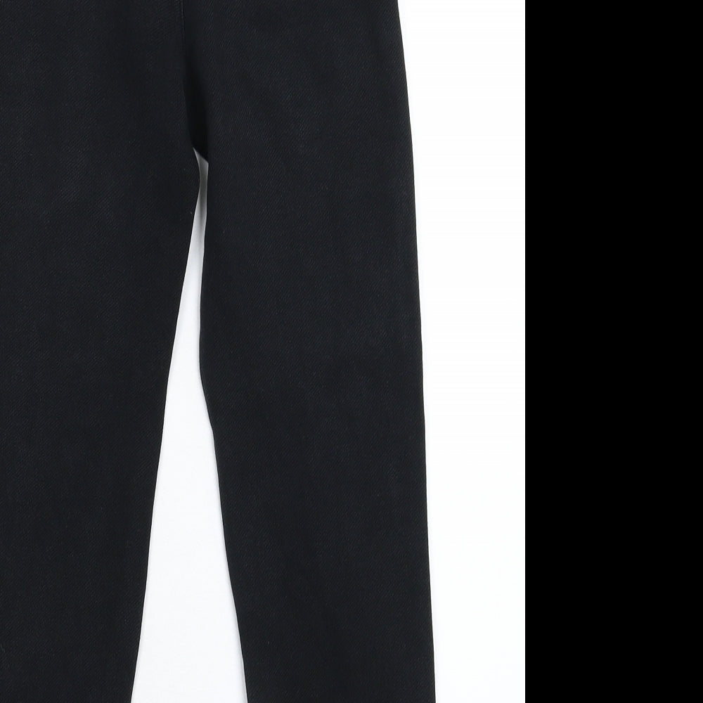 Marks and Spencer Boys Black   Capri Trousers Size 7-8 Years