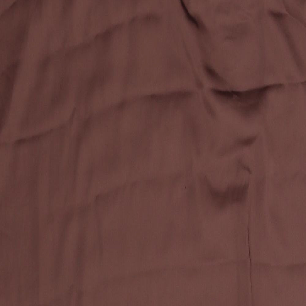 George Womens Grey Solid Rayon Babydoll Dress Size 18