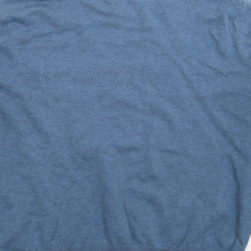 TU Mens Blue  Knit Pullover Jumper Size M