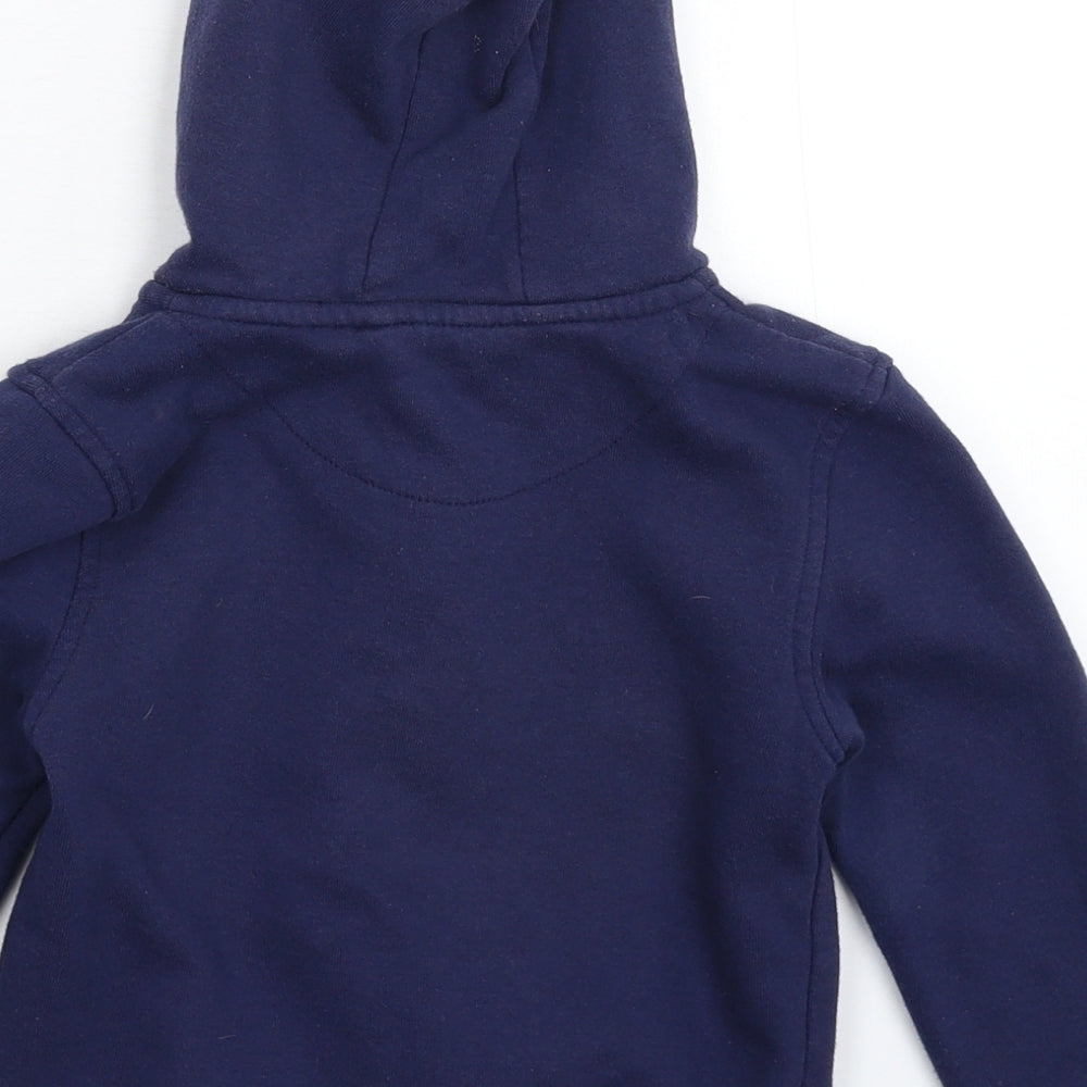 Primark Boys Blue   Full Zip Hoodie Size 4-5 Years
