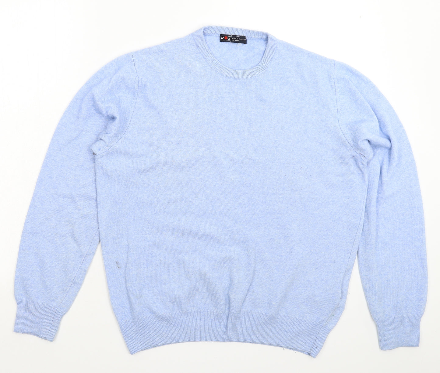 Maglia d'Autore Mens Blue  Knit Pullover Jumper Size S